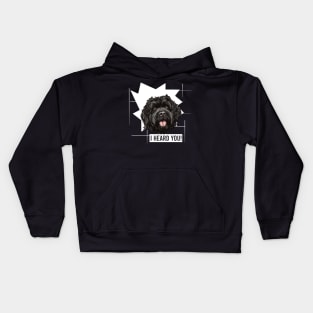 Funny Bouvier des Flandres Dog Owner Humor Kids Hoodie